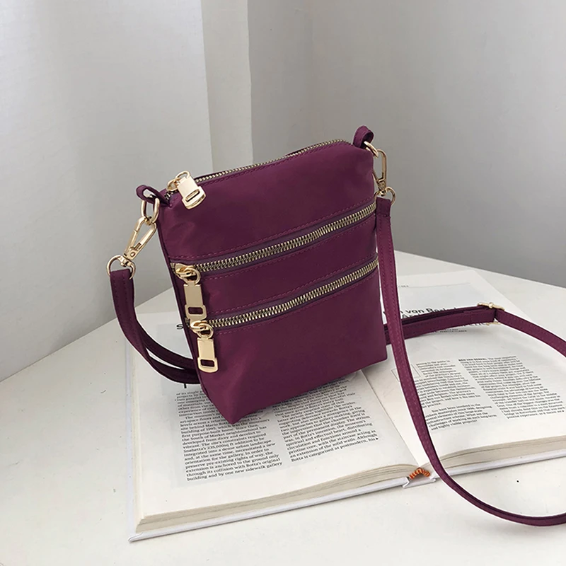 

lightweight waterproof nylon bag ladies shoulder and Messenger bag simple small bag women's portable bag