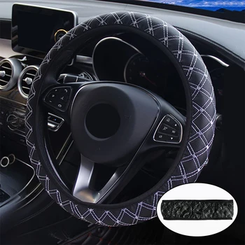 

Car Steering Wheel Cover 38cm Non-Slip Protection Cover Decor All Seasons
