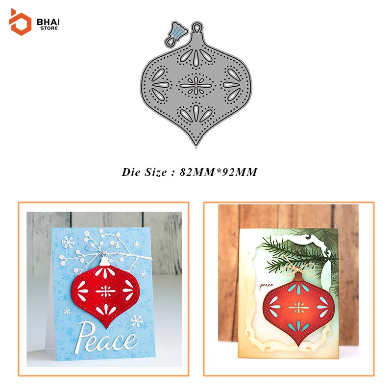 

New Design Christmas Decor Pendant Metal Cutting Dies Cut Decoration Scrapbook Paper Card Embossing Decor Craft