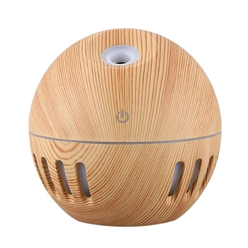 

130Ml Mini Usb Air Humidifier Electric Aroma Diffuser Aromatherapy Essential Oil Cool Mist Maker 7 Color Light Light Wood Grain