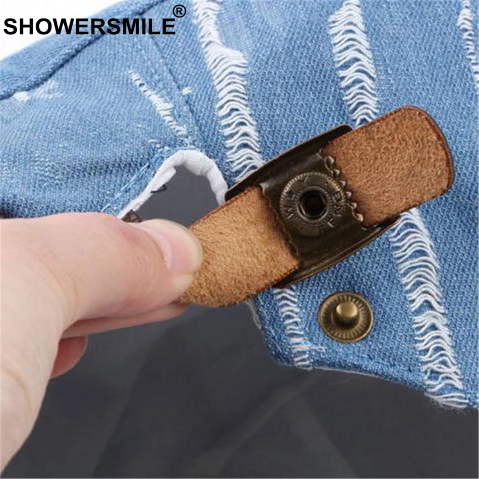 SHOWERSMILE джинсовый берет шляпа для мужчин джинсы винтажные повседневные плоская