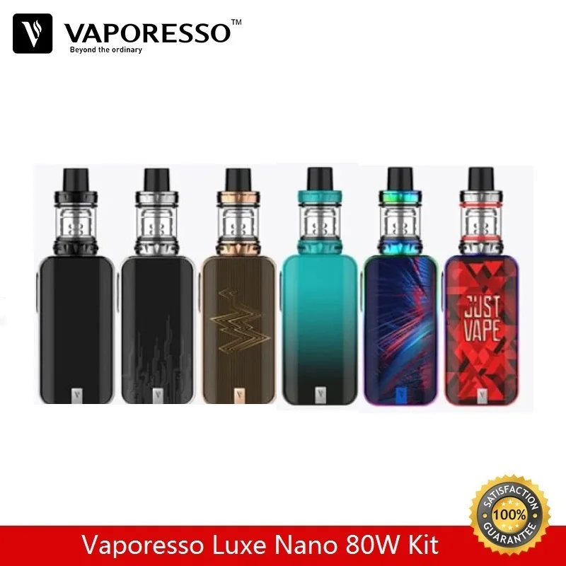 

Original Vaporesso Luxe Nano Kit Skrr-S 3.5ml Vape Tank with 80W Box Mod QF Mesh Coil Vaporizer E-Cigarette Kit VS Voopoo Drag