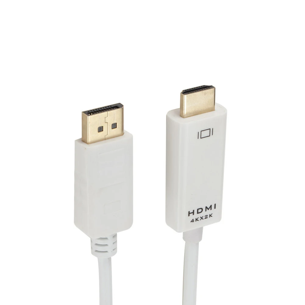 Дисплей порт к HDMI Компьютерные аксессуары для HD дисплей быстрый видео Стабильный ПВХ ноутбук ПК Кабель-адаптер 4K 1080P