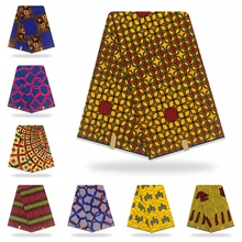 Высокое качество Голландский батик в африканском стиле воск настоящий Африканский настоящей надежный нидерландский воск настоящий воск Принт 6 ярдов/партия для Анкара женское платье