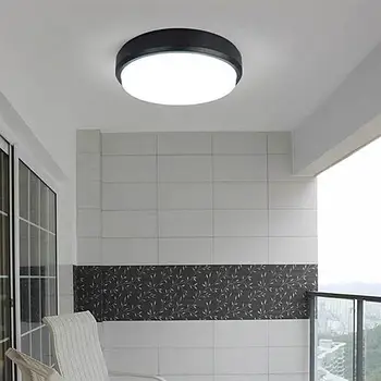 

Outdoor LED Ceiling Lamp Dustproof Waterproof Lamp 100-265V 12W Ceiling Light 6500K Indoor Outdoor Corridor Light