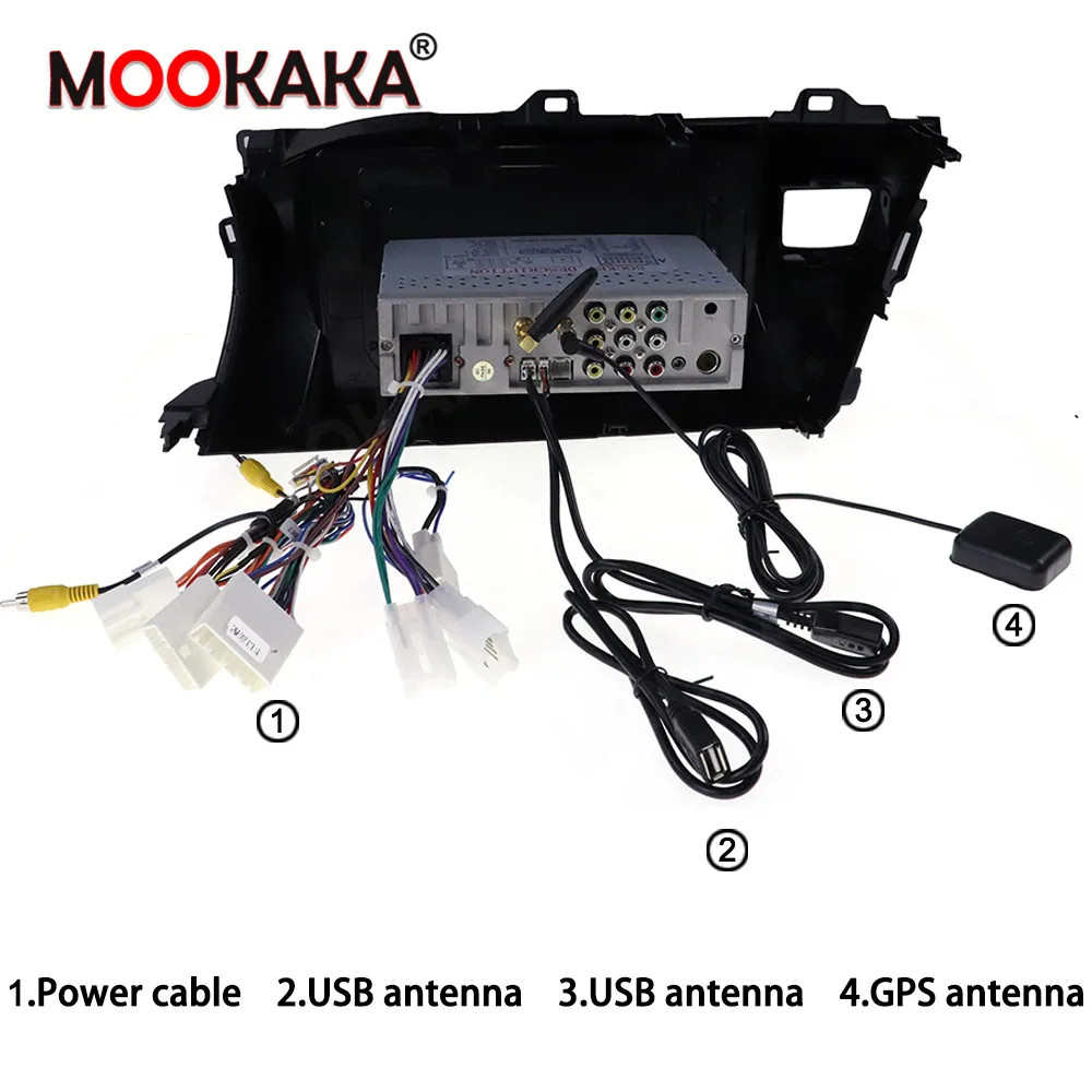 GPS навигатор радиопроигрыватель для Toyota Hilux RHD 2015 2016 2017 2018 Android 10 0 мультимедийный