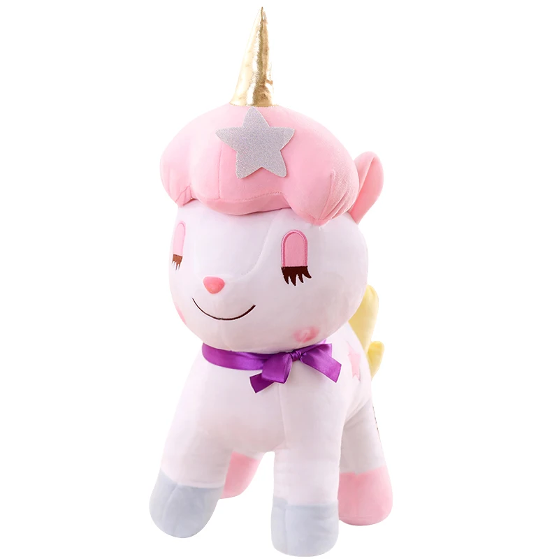 

Hot 30cm Beautiful Unicorn Plush Toy Soft Stuffed Animal Sleeping Horse Doll High Quality Baby Accompany Toys Lovers Kids Gift
