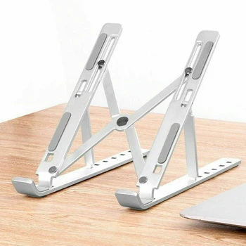 

Aluminum Alloy Tablet Bracket Mount Foldable Laptop Stand Rack for Pc Computer Folding Adjustable Notebook Rack