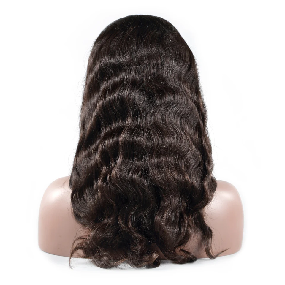 Luvin OneCut волосы объемная волна 20-34 дюймов длинные 13x6 Glueless кружевные передние человеческие волосы парики предварительно сорванные бразильские для черных женщин