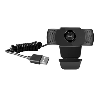 

USB Webcam Built-in Microphone 360 Rotating 2MP 1080P Full HD Webs Cameras PC for School Office Working Decoration