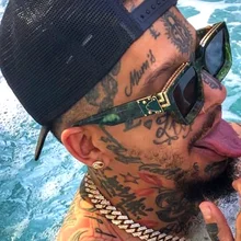 Гламурные дизайнерские солнцезащитные очки для мужчин и женщин Роскошные модные брендовые Солнцезащитные очки Квадратные стильные оттенки