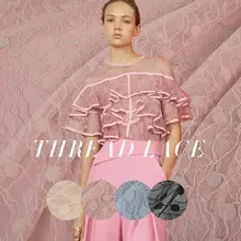 Высококачественная полосатая кружевная ткань на заказ для летнего платья, ширина 150 см, волнистая точка для одежды из ткани для шитья своими руками, новинка, горячая Распродажа