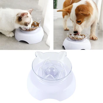 

Pet Cat Elevated Tilt Food Cat Bowl Sturdy Environmentally friendly Cat Food Bowl Single Bowl Cat Feeder For Cat Pet Supplies