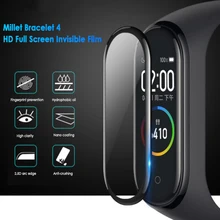 Высокое покрытие для Xiaomi Mi Band 4 полная прозрачная защитная пленка для экрана ультратонкая защитная пленка против падения/царапин HD не закаленное стекло