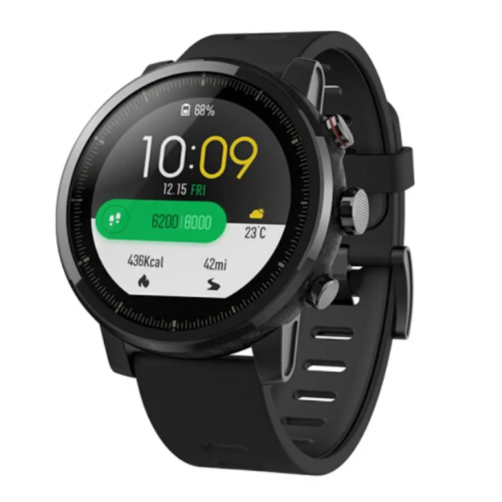 - 134 25D Screen Smart Outdoor Sports Watch GPS Heart Rate Waterproof Watch For Xiaomi Huami Amazfit Stratos Pace 2
