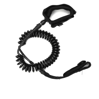 

Adjustable Surf Board Coiled 7mm 10 Foot Long Surfing Bodyboard Surfboard Paddle Strap Kit Leash Wrist Ankle Safety Swivel Leash