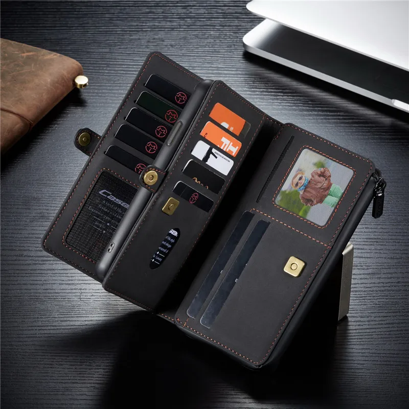 Purse Leather Case for iPhone 11 Pro XS Max XR X SE 2020 8 7 Wallet Card Cover For Samsung S20 Ultra Note 10 Plus A51 A71 Coque Purse Leather Case for iPhone 11 Pro XS Max XR X SE 2020 8 7 Wallet Card Cover For Samsung S20 Ultra Note 10 Plus A51 A71 Coque