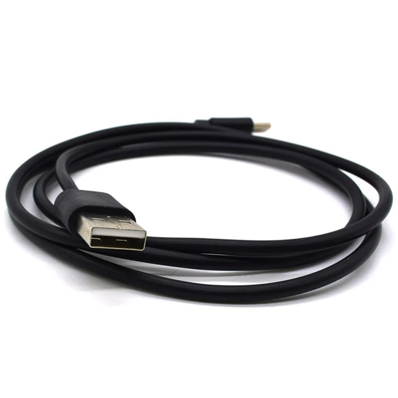 Wire Charging cable USB PC Data Sync Lead 100cm Black ABS plastic Accessories Set Replacement