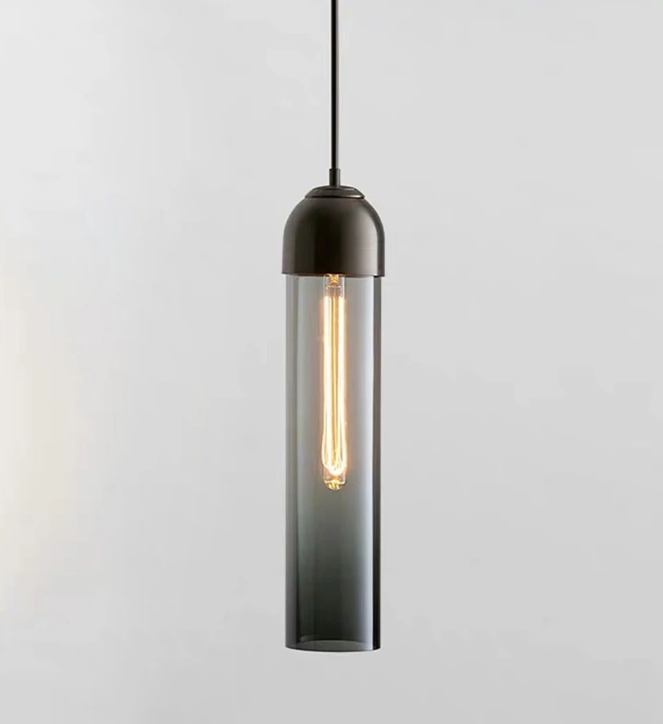 Современный светодиодный подвесной светильник, креативная стеклянная полоса, подвесные светильники, скандинавский стиль, для гостиной