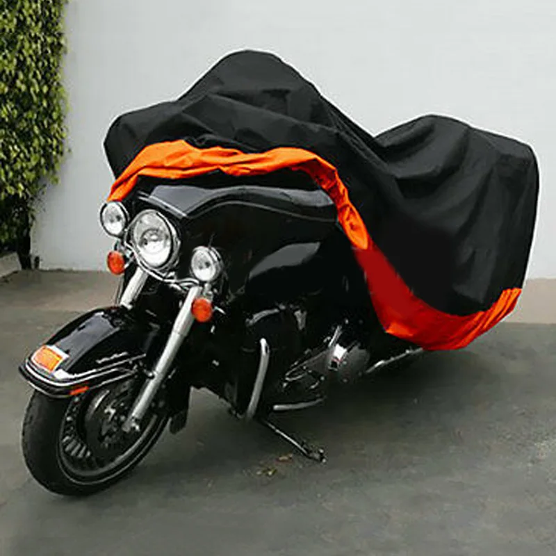 

Motorcycles Cover Dust Protective Waterproof Sun Shade For Harley Motorcycle Covers Dirt Bike Scooter Storage Bag 295*110*140cm