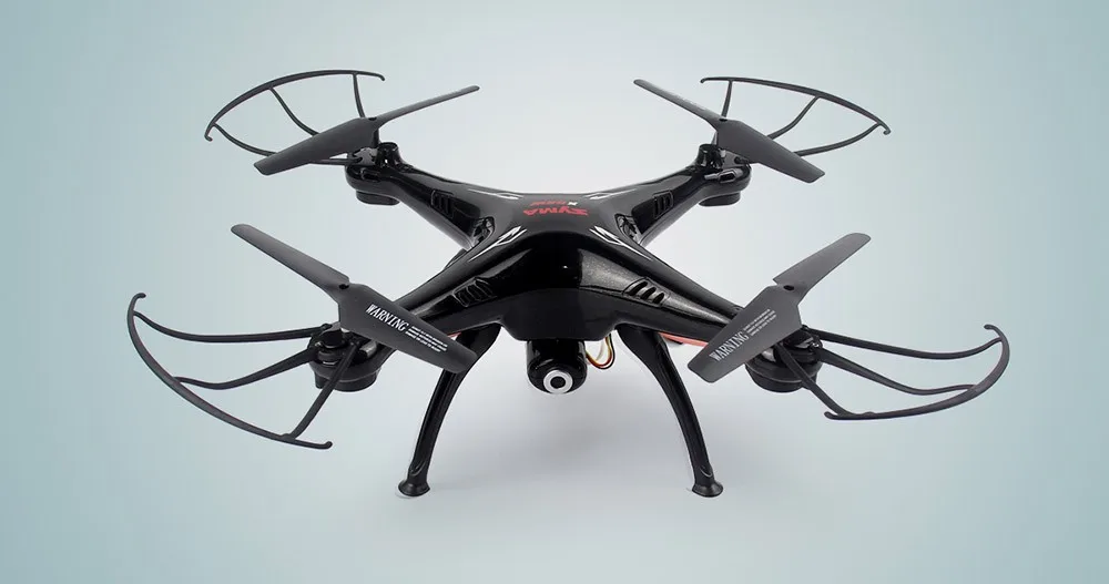 Syma X5SW 2,4 Ghz 4CH 6Axis Gyro RC Квадрокоптер с HD Wifi селфи камерой мини-Дрон НЛО Классический Вертолет подарок для начинающего мальчика - Цвет: Черный