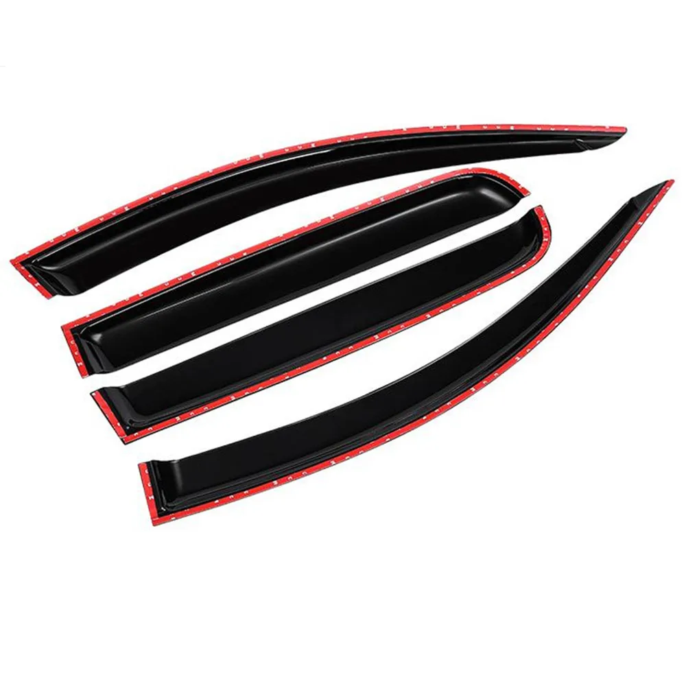 4PCS Car Side Window Deflector Visor Guard Vent Awnings Shelters For Nissan Qashqai 2015-car window deflectors