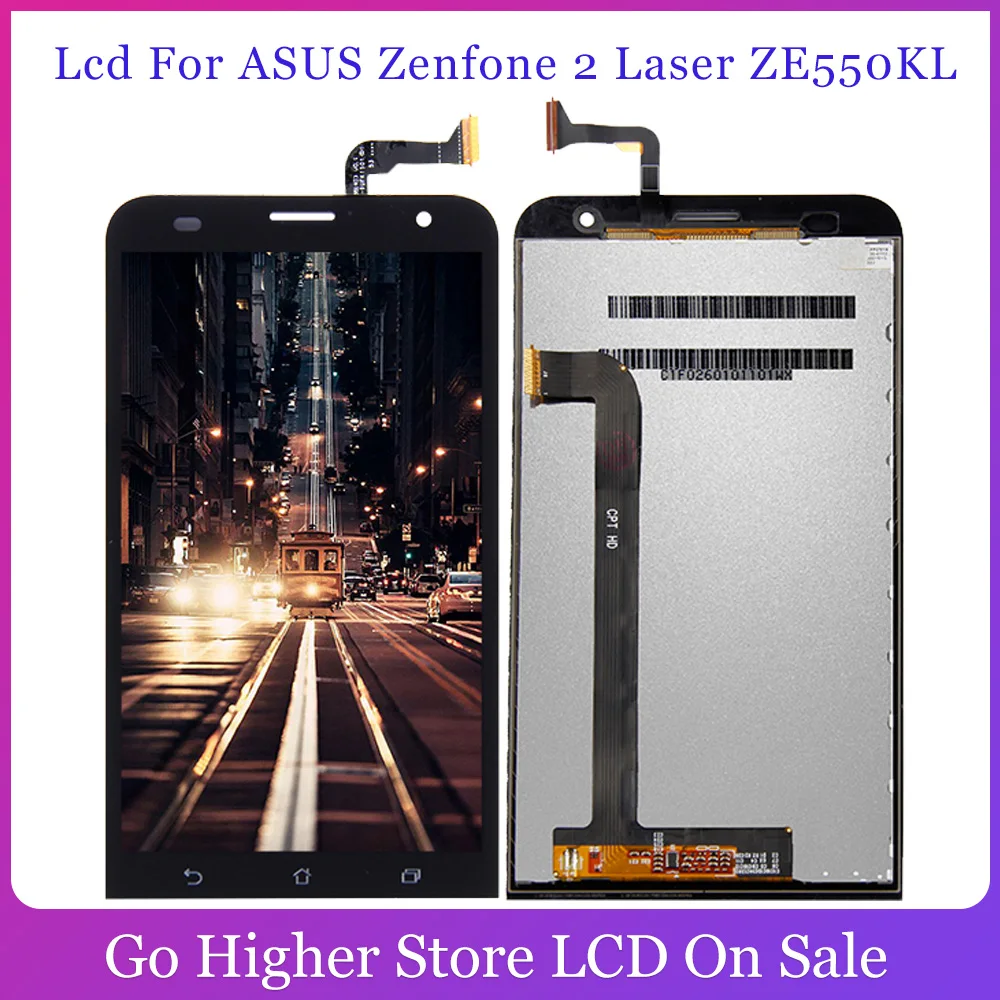 ЖК дисплей для ASUS Zenfone 2 Laser ZE550KL Z00LD сенсорный экран с рамкой запасные части