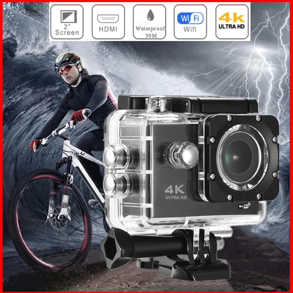 Action Outdoor Sport Camera H10 Ultra Hd 4k 16mp Wifi 2.0-inch Screen 170d  Underwater 30m Go Waterproof Pro Helmet Video Cameras - Sports & Action  Video Cameras - AliExpress