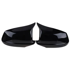 Enhanced Rearview Mirror Cap - M Performance Design for Luxury Vehicles (Glossy Black)
