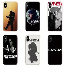 Мягкий чехол для телефона Apple iPhone 11 Pro X XS Max XR 4 4s 5 5C 5S SE 6 6S 7 8 Plus хип-хоп Rapper Eminem
