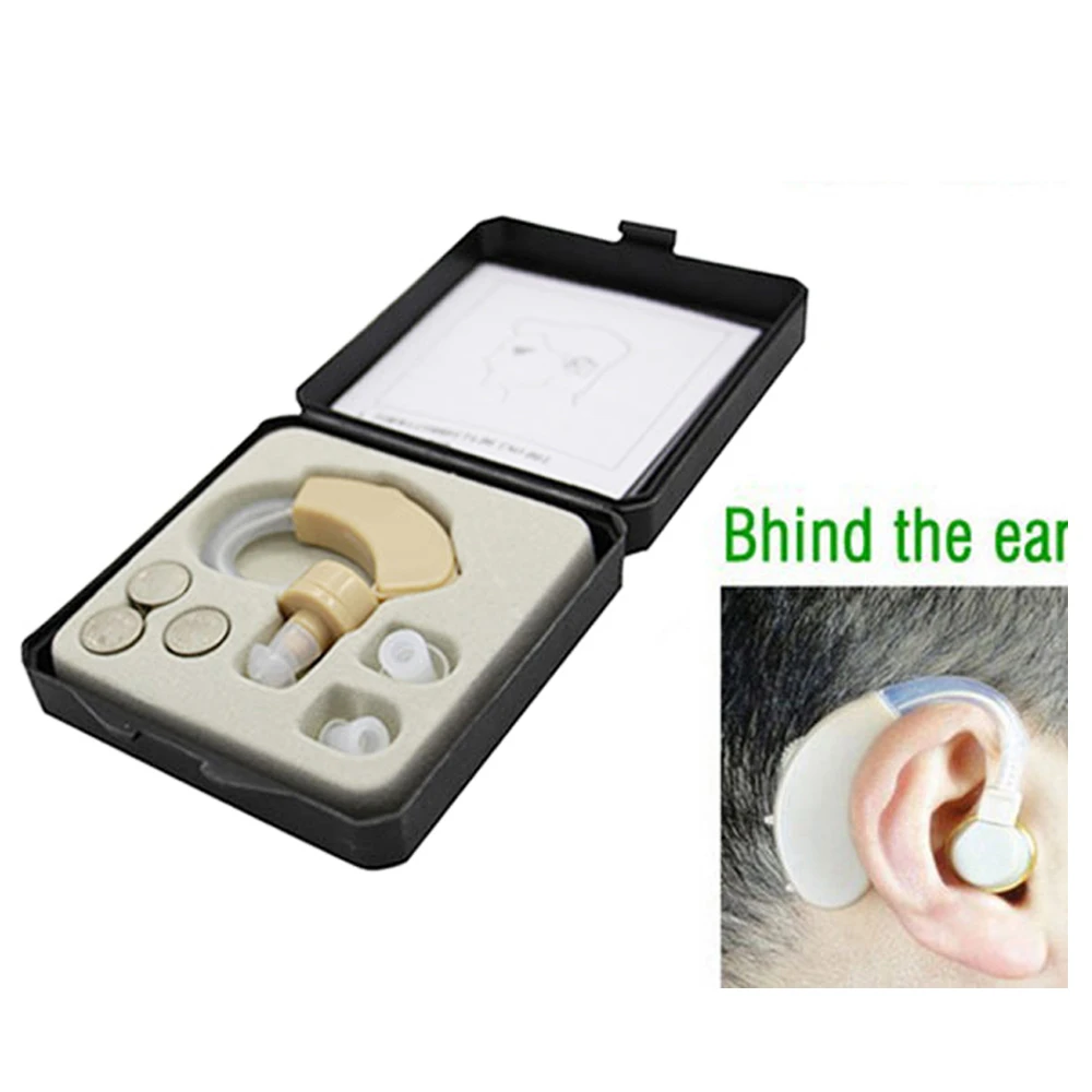  Invisible Hearing Aids for Deafness Volume Adjustable Sound Amplifiers Voice Enhancer Behind The Ea