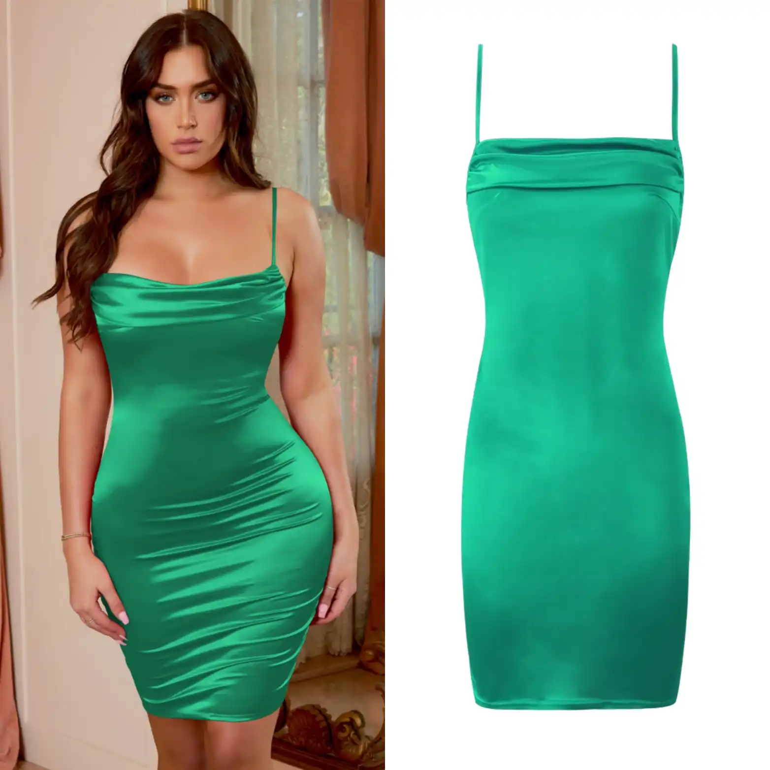 green sun dress