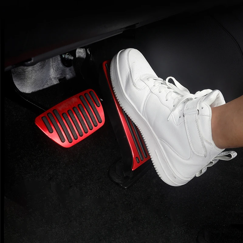 Car Pedals Pedal Cover For Toyota RAV4 XA50 Hybrid Car Accelerator Gas Brake Pedals Footrest Pedal Cover Non-Slip Pads