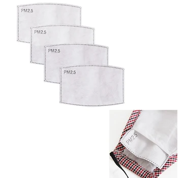 

5-Layers Non-woven PM2.5 Activated Carbon Filter Insert Protective Filter Media Insert for mouth Mask anti dust mask