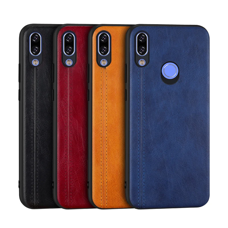 Luxury PU Leather Phone Case For Lenovo S5 Pro K5 S5pro K5pro Back Cover Coque Funda Business Full Protection | Мобильные телефоны