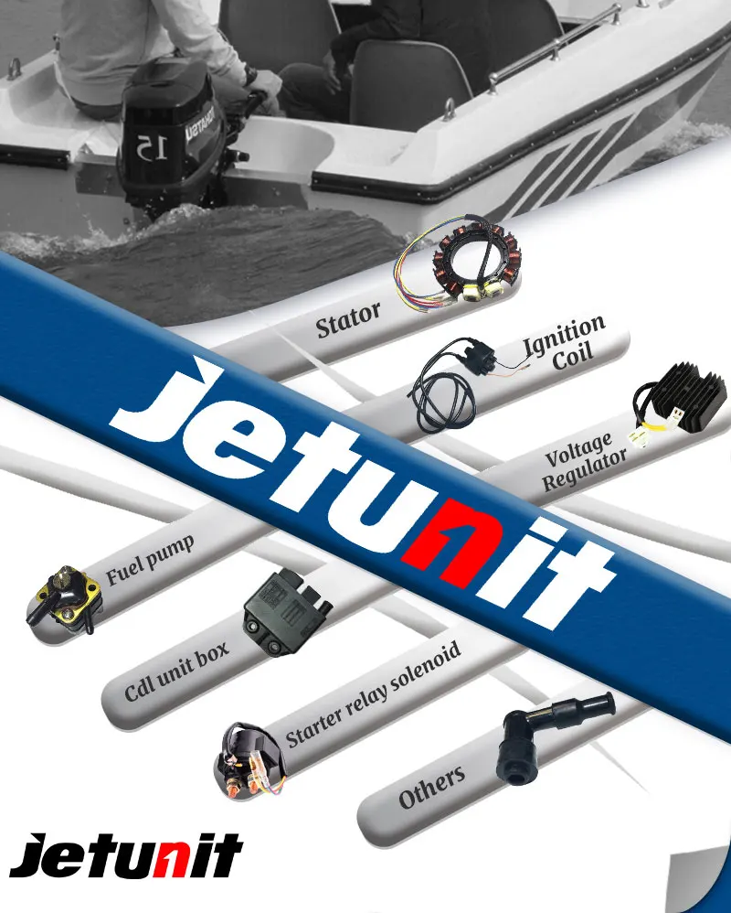 JETUNIT подвесной мотор Статор для ртути 25-30-40HP 16AMP 2/3 цилиндр 398-852386A 4398-852386 T 4398-852386T6 174-2386