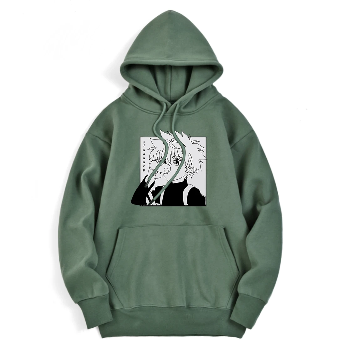 

Hunter X Hunter Print Hoodies Men's Casual Loose Sweatshirts Fashion High Quality Hip Hop Black Tracksuits 2020 Homme Clothing