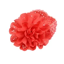 Детский головной убор для фотосессии, полый цветок, аксессуары для волос, Европа и Америка, вязаный, экологически чистый