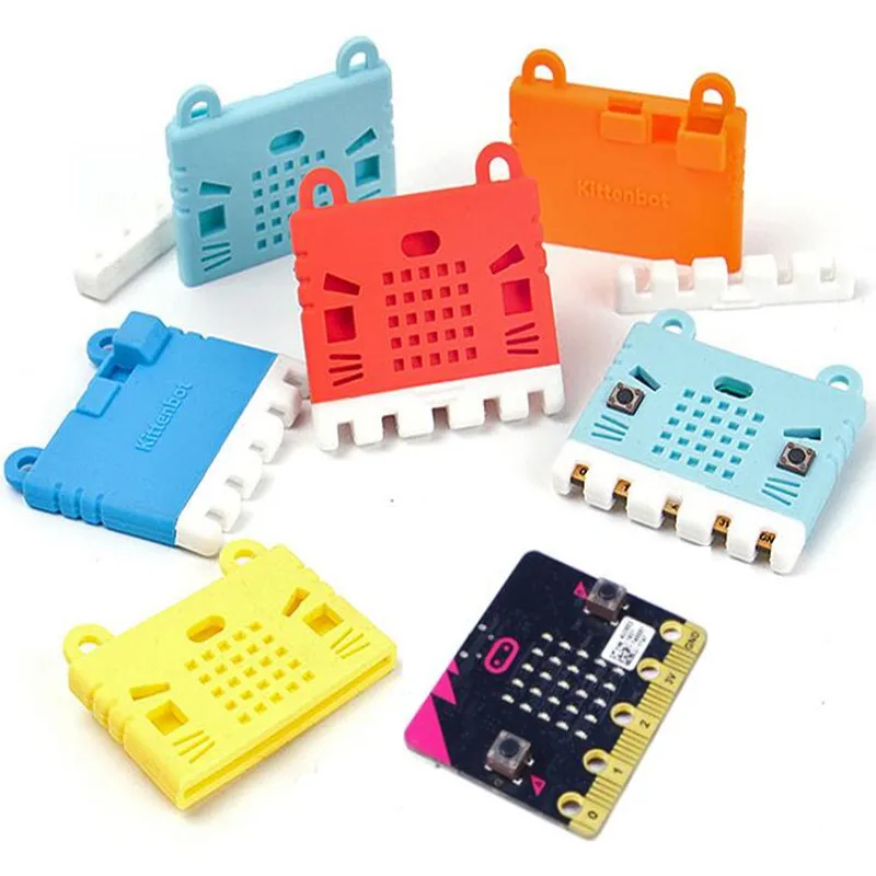 Elecrow BBC Micro: bit программируемая плата DIY Makecode модуль с Kittenbot Microbit Защитный чехол