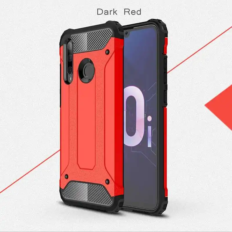 Mokoemi железная Броня ударопрочный 6,2" для huawei Honor 20 Lite чехол для huawei Honor 20 Lite чехол для сотового телефона - Цвет: Red