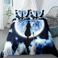 Anime bleach Children Bedding Set King Queen Double Full Twin Single Size Bed Linen Set 2