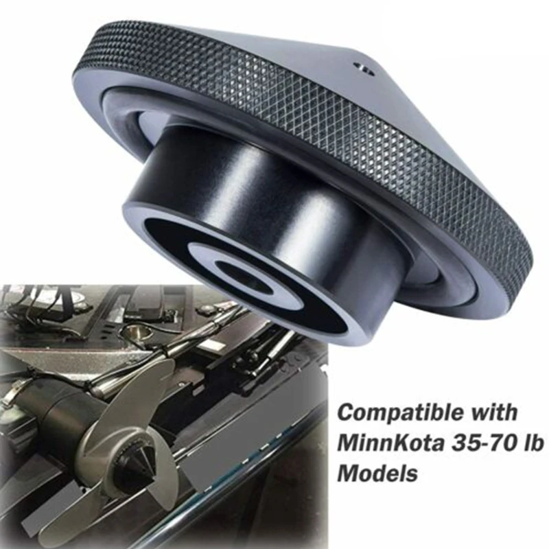 Trolling Motor Prop Nut Durable Eliminator Trolling Motor Prop Nut Fit Compatible with 35-70 Lbs MinnKota GFEL-MKS-BK-DP Aluminum Alloy Marine A5KD