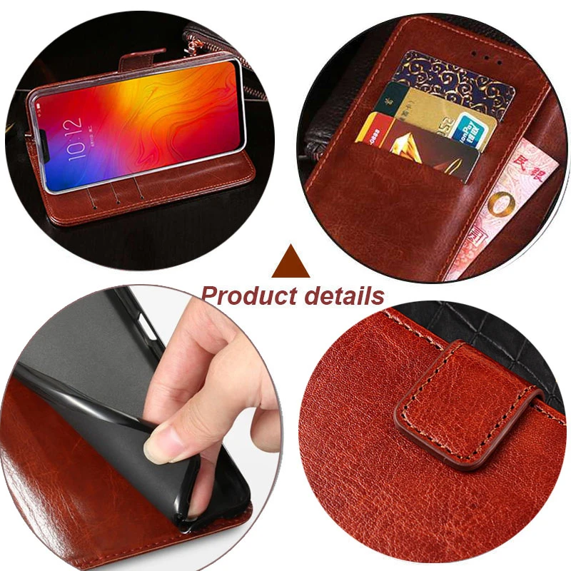 Für Wiko View4 Lite View4Lite ANSICHT 4 4 Lite Brieftasche Telefon Fall Präge Flip Leder Shell Schutzhülle Funda