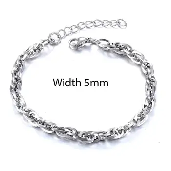 

2020 Fashion Stainless Steel New Twisted Bracelet Men And Women Hip Hop Fashion Jewelry