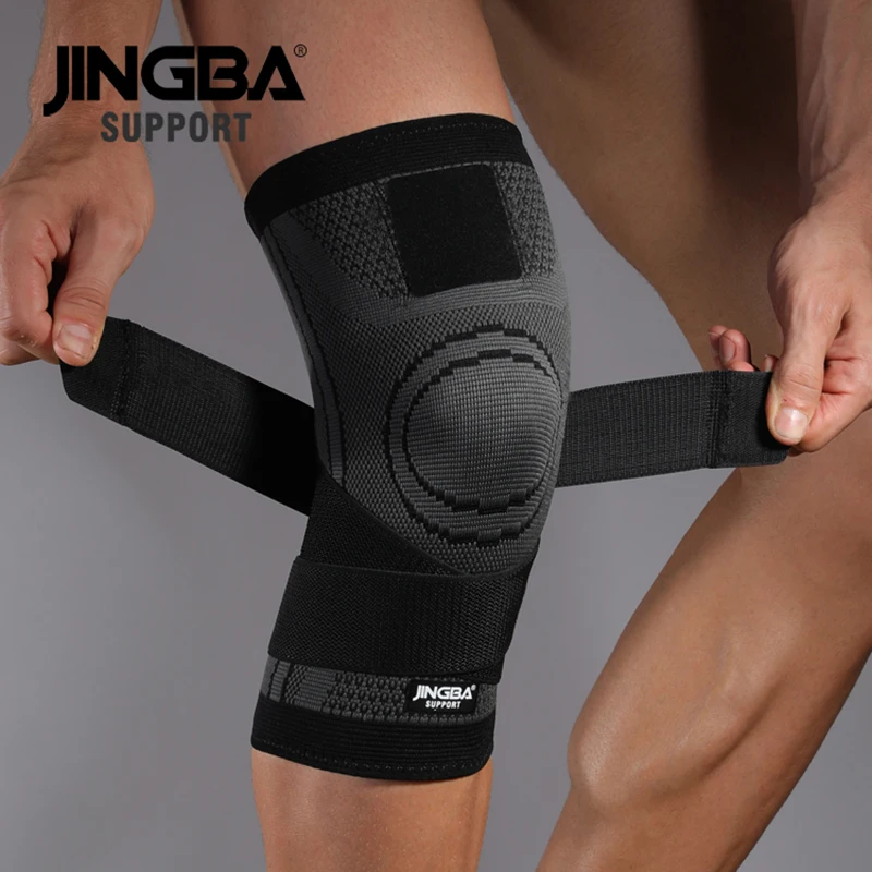 JINGBA – genouillères élastiques en lycra pour le Basketball, 1 pièce,  protège-genoux, genouillère de volley-ball - AliExpress