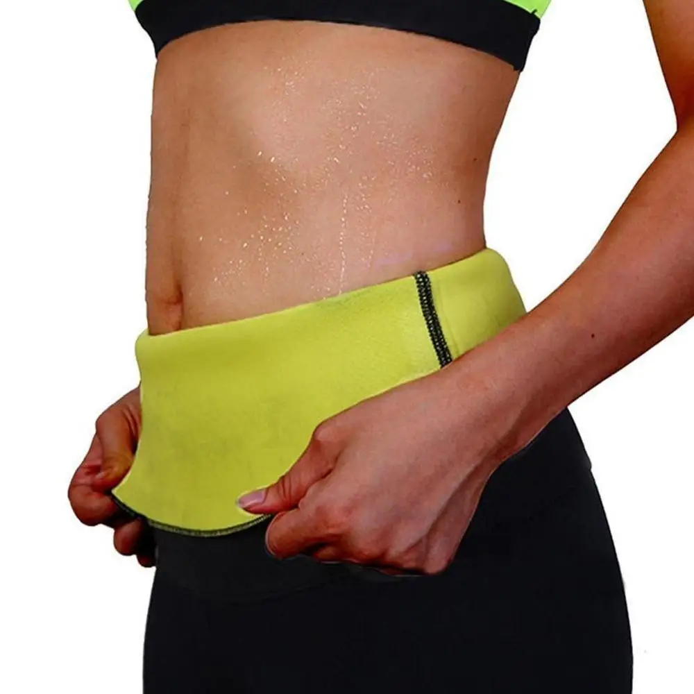 Yellow Waist Sports Belt Fat Burning Belt Sports Men Women Slimming Waist Band Trainer Sweat Corset Shaperwear waist trainer waist support belt weightlifting belt waist shaping belt weightlifting waist guard waist trainer belt weightlifting waist belt women waist shaper
