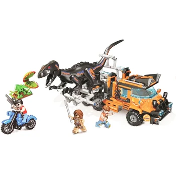 

Winner NEW 8052 551pcs Jurassic World Dinosaur Capture Truck Building Blocks Toys For Children