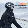 ROCKBROS invierno ciclismo de Polar mantener caliente a prueba de viento cara de ciclista máscara esquí balaclava máscara de esquí sombrero sombreros ► Foto 3/6