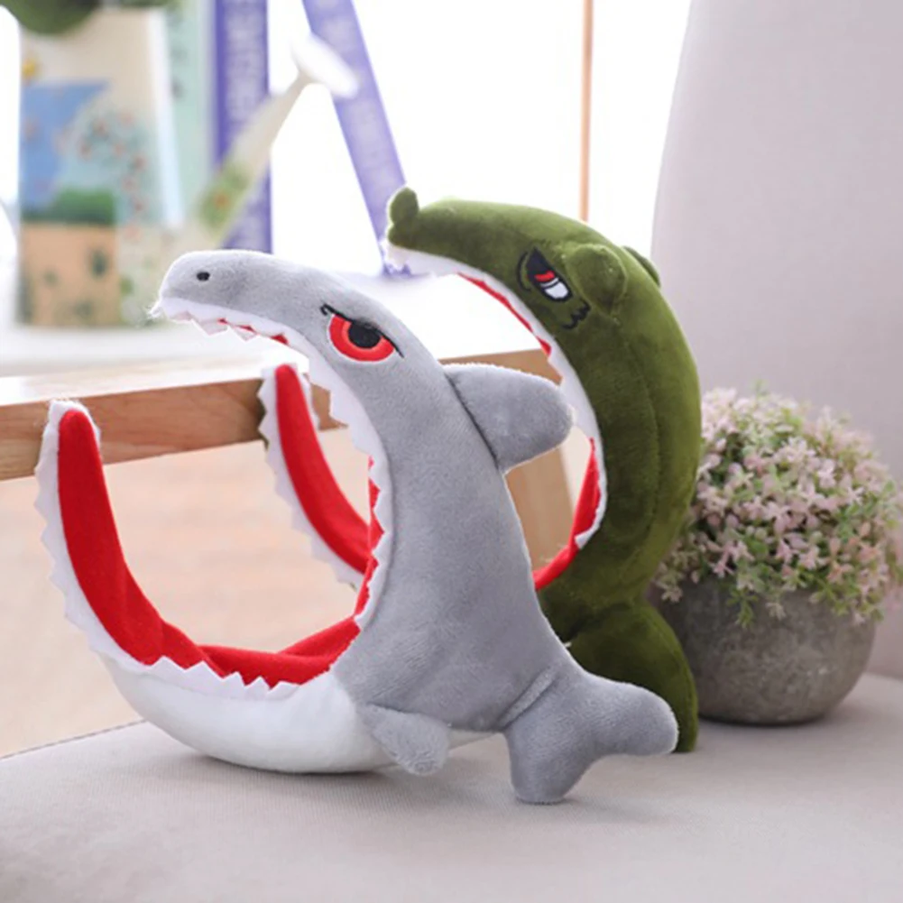 Cute Shark Dinosaur Animal Plush Stuffed Hair Hoop Headband Headwear Photo Props Novelty funny Plush Headband Plush accessories