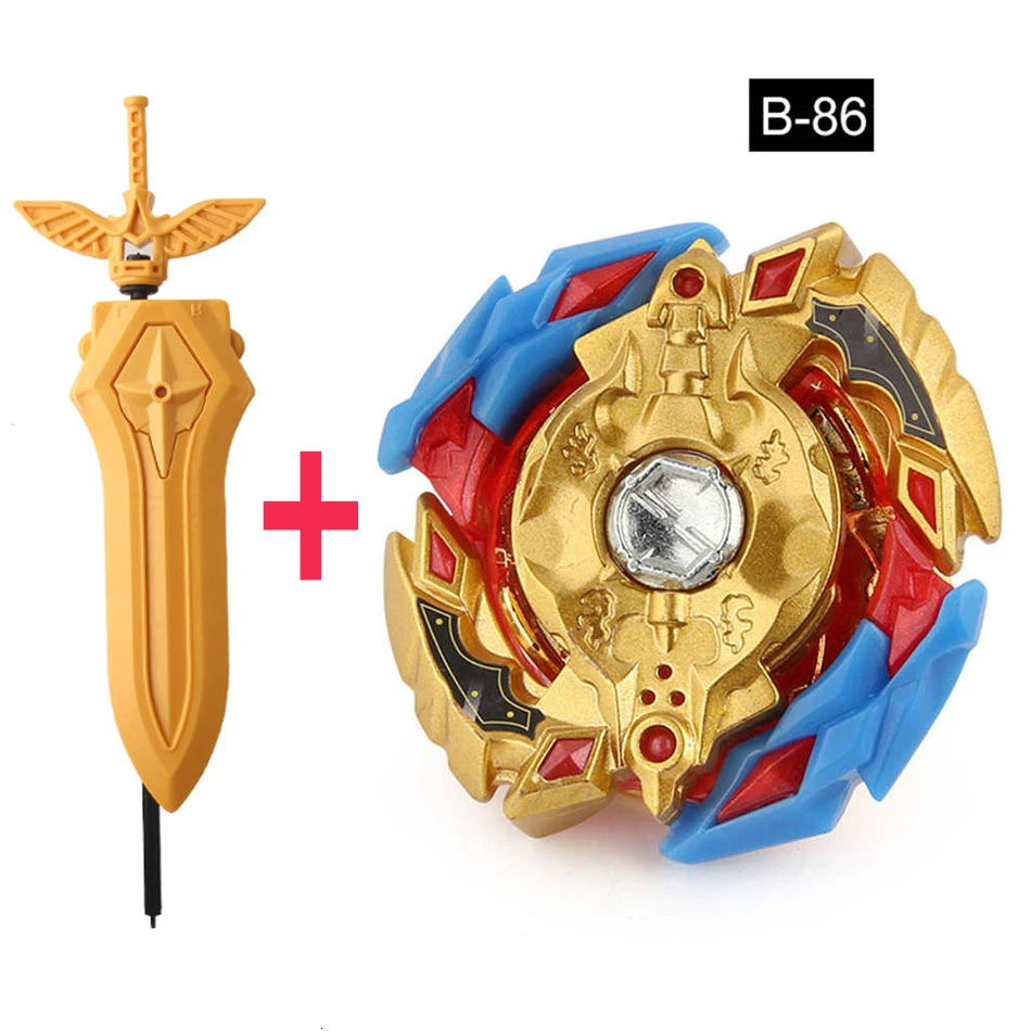 Burst Toys B131 B150 Bey Bay Top с пусковой установкой Золотая версия Металл Fusion God Tops спиннинг битва игрушка лезвия детский подарок - Цвет: B-86